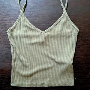 Forever 21 green crop top